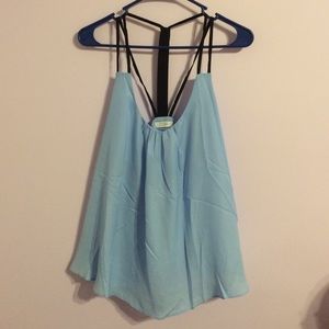 Tobi light blue tank top