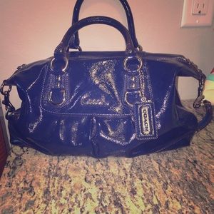 Coach Ashley Patent Leather Satchel