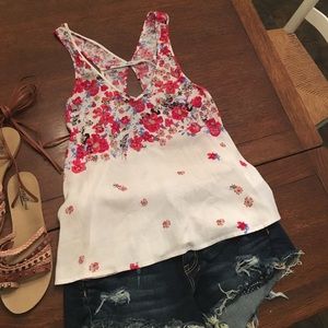 Floral tank top