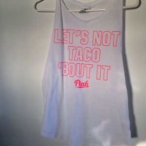 Pink tank top