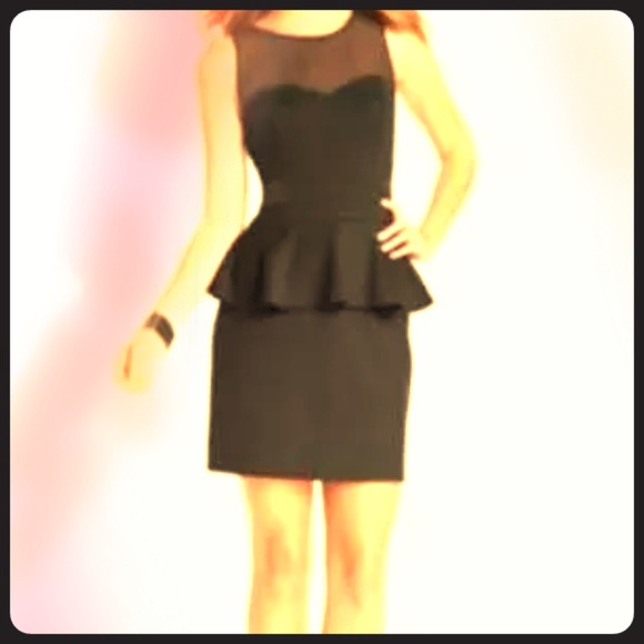 Kensie sleeveless high-neck peplum cocktail dress