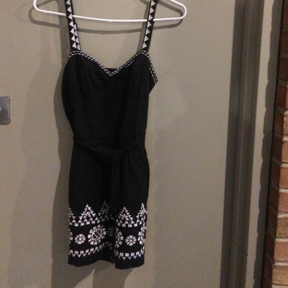 Anthropologie embroidered romper