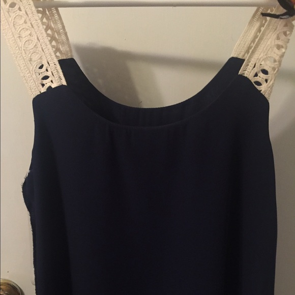 Dark blue blouse