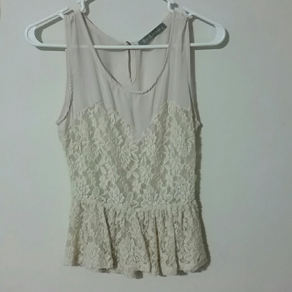 Lacey flowy shirt