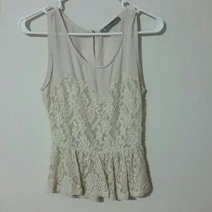 Lacey flowy shirt