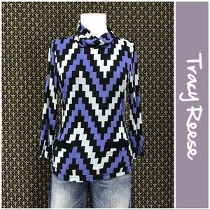 Patterned Knit Top by Plenty from Tracy Reese