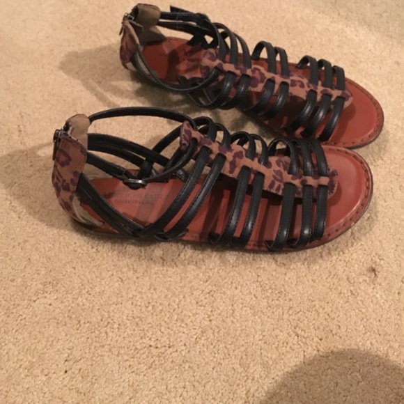 cheetah print sandals - Picture 2 of 3