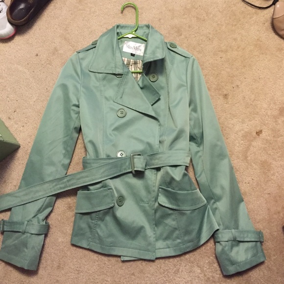 Mini trench coat
