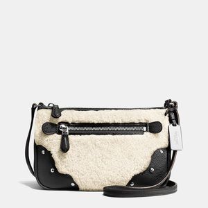 Coach Shearling Small Rhyder Pouchette