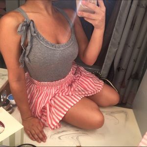 Gray and pinstripe dress💎