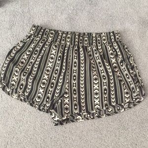 Tribal print shorts