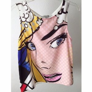Comic Pop Art Inspired Top