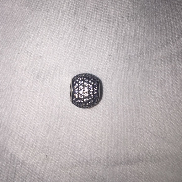 SOLD ON MERC... Sparkly Pave Silver Pandora charm