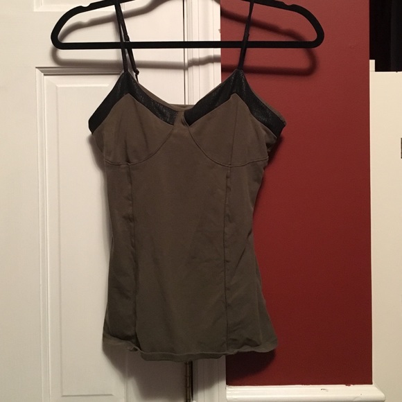 Express black and green tank top!