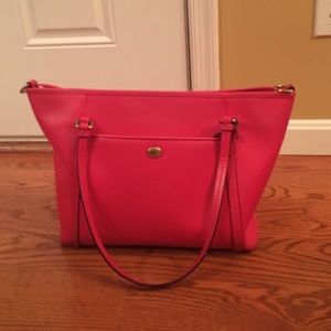 Bright Red Coach Purse