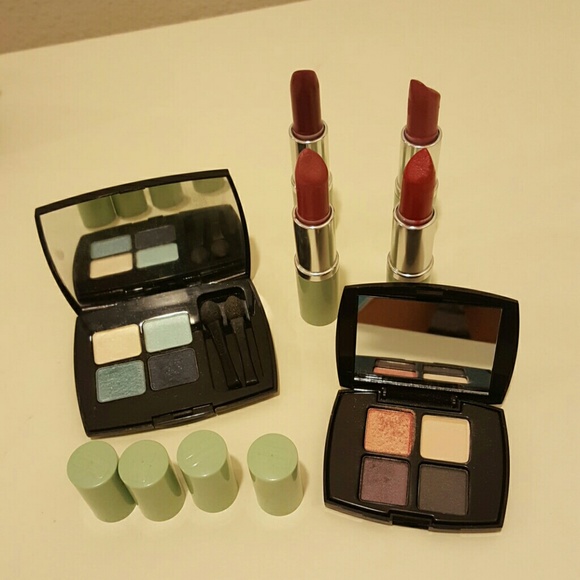 Lancom eye shadows,+ 4 lip sticks