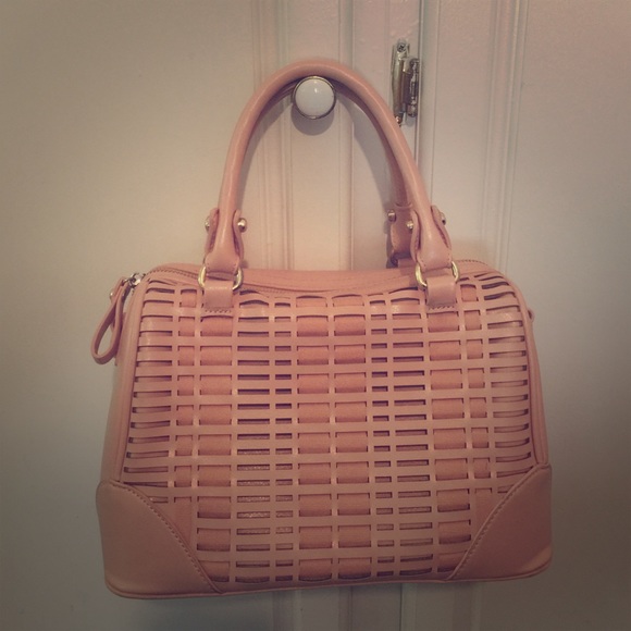 Blush pink purse