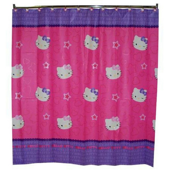 New hello kitty shower curtain
