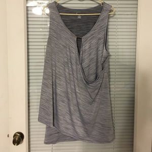 Lane Bryant grey dressy tank top