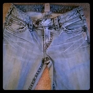 Silver jeans