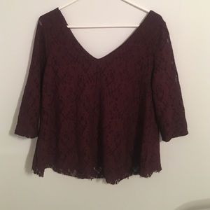American eagle lace top