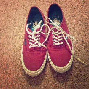Maroon vans