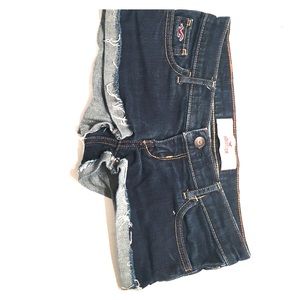 Distressed Hollister Jean shorts