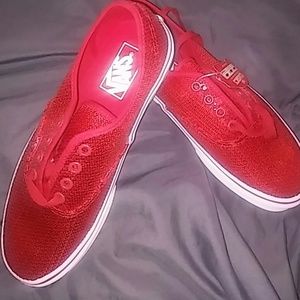 Ruby Red Slippers Vans