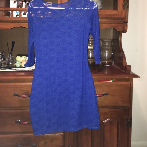 Royal blue dress