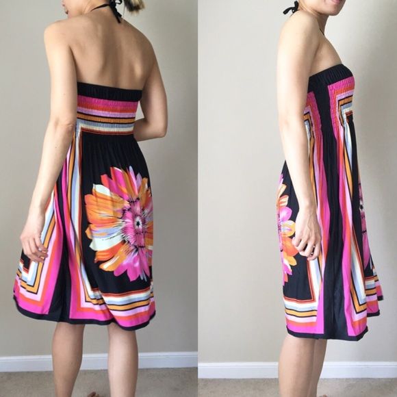 ✳️SALE Print pattern tube dress . Resort swim cvr - Picture 3 of 3