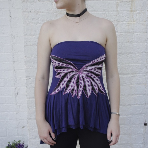 Free People Strapless Top