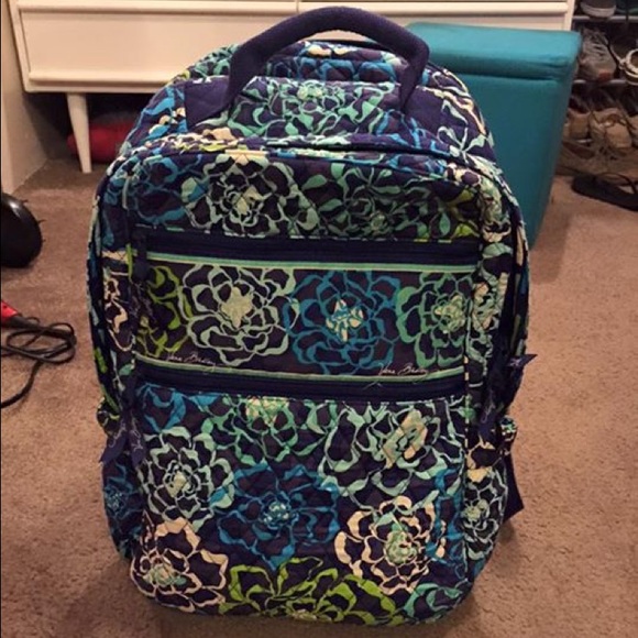 Vera Bradley Tech Backpack in Katalina Blues