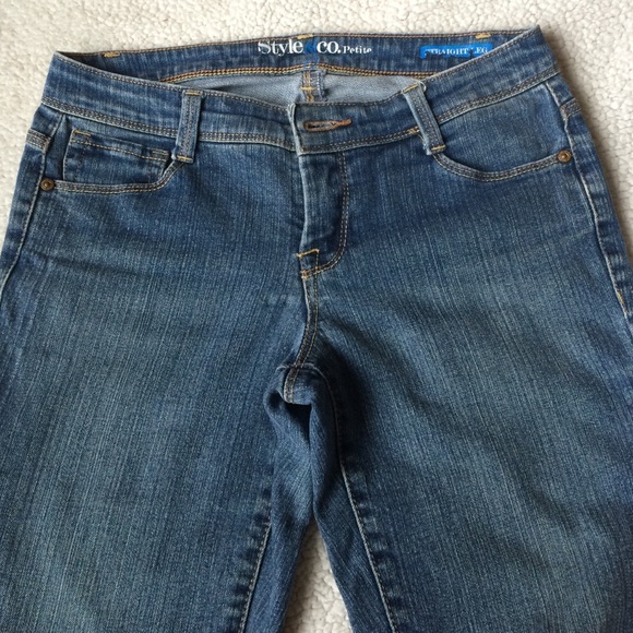 Style & Co Peyite straight leg jeans