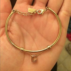 Coach gold bangle