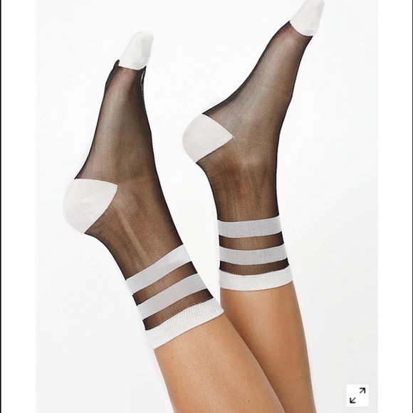 American Apparel Sheer Pattern Socks