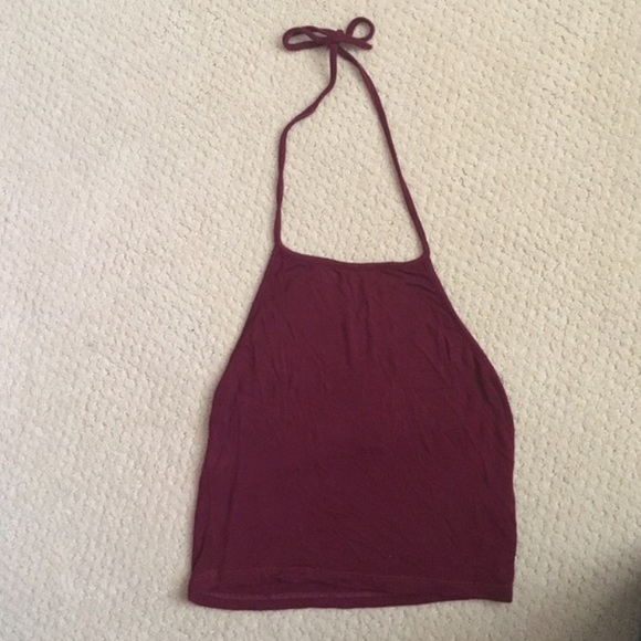 Red Halter Top