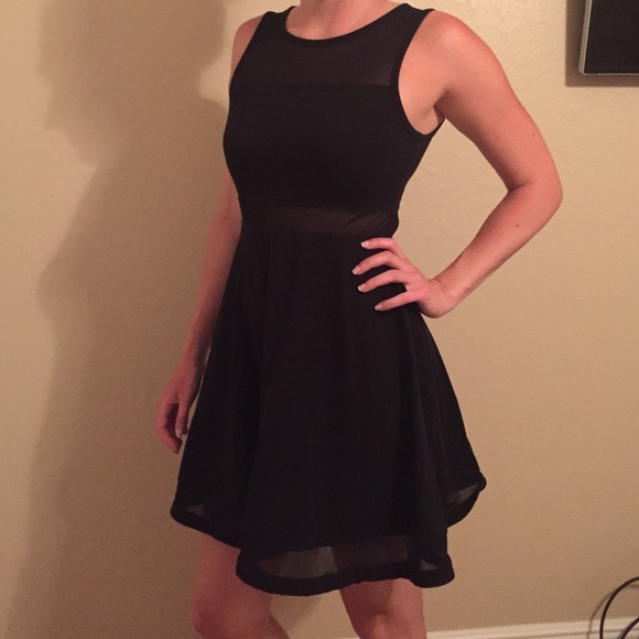 Little black dress.