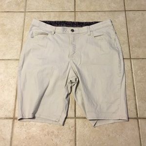 Riders by Lee light grey bermuda shorts