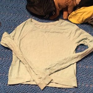 long sleeve crop top