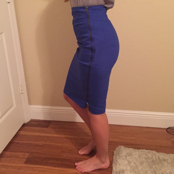 Blue skirt