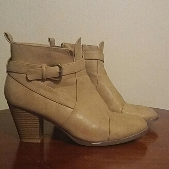 Wet Seal heeled ankle boots