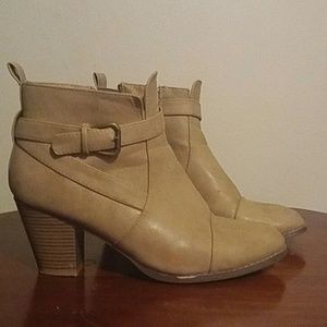 Wet Seal heeled ankle boots