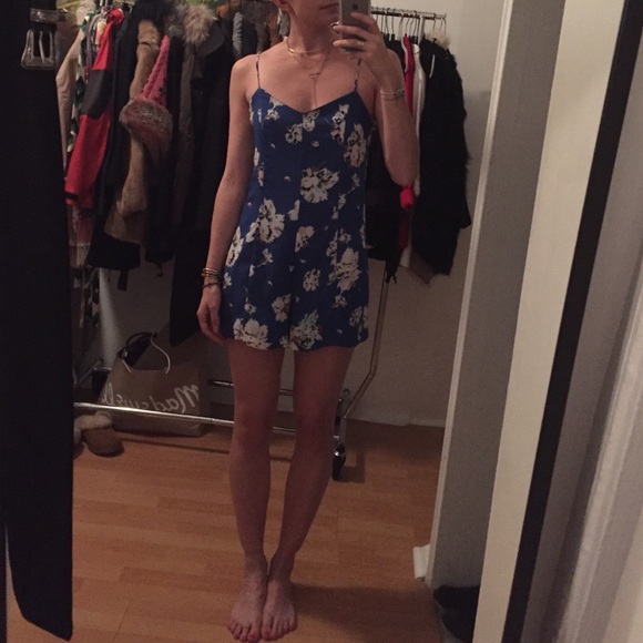 Slinky floral Zara romper