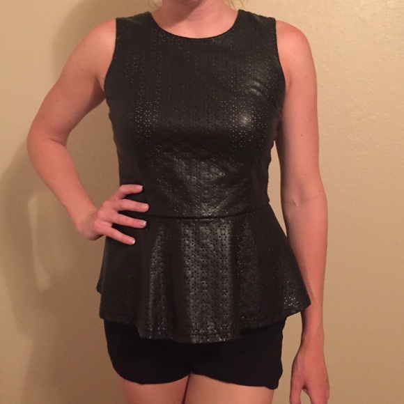 Pleather top