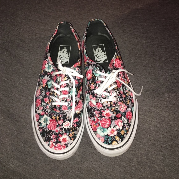 Vans Shoes - Floral print vans