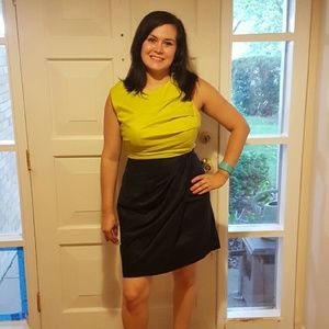 Accepting 1st Offer! Chartreuse Suzi Chin Dress