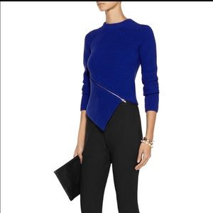 Alexander Wang Asymmetrical Zip Sweater