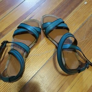 Clarks blue sandals-these fit size 8