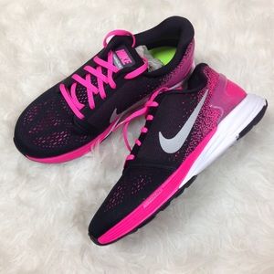 Nike Lunarglide 7 Pink and Black Running Shoes