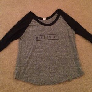 Brandy Melville killin it baseball tee